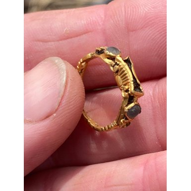 Guldring middelalder, fundet af Dan Christensen 