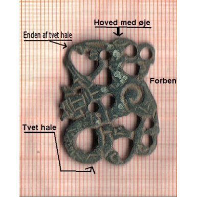 Urnesfibula fundet af Tommy Olesen