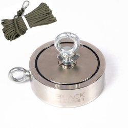 Fiskemagnet "Chok" dobbeltsidet 2x400 kg m/ 20 meter 8 mm reb