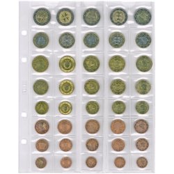 Plasticlommer til ringbind euro mnter