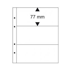 Plasticlommer til pengesedler 3 rum