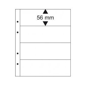 Plasticlommer til pengesedler 4 rum