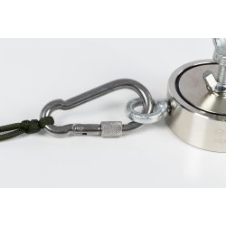 Magnetfiskerreb med karabinhage 30 meter / 4 mm