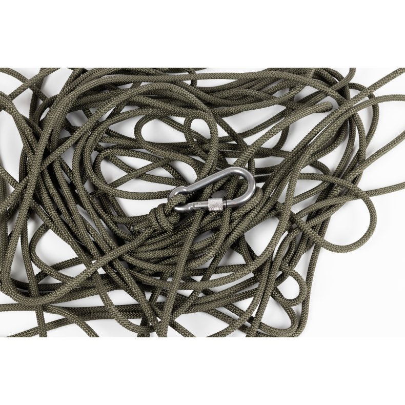 Magnetfiskerreb med karabinhage 20 meter / 6 mm