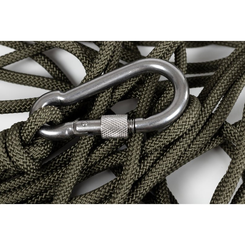 Magnetfiskerreb med karabinhage 20 meter / 6 mm