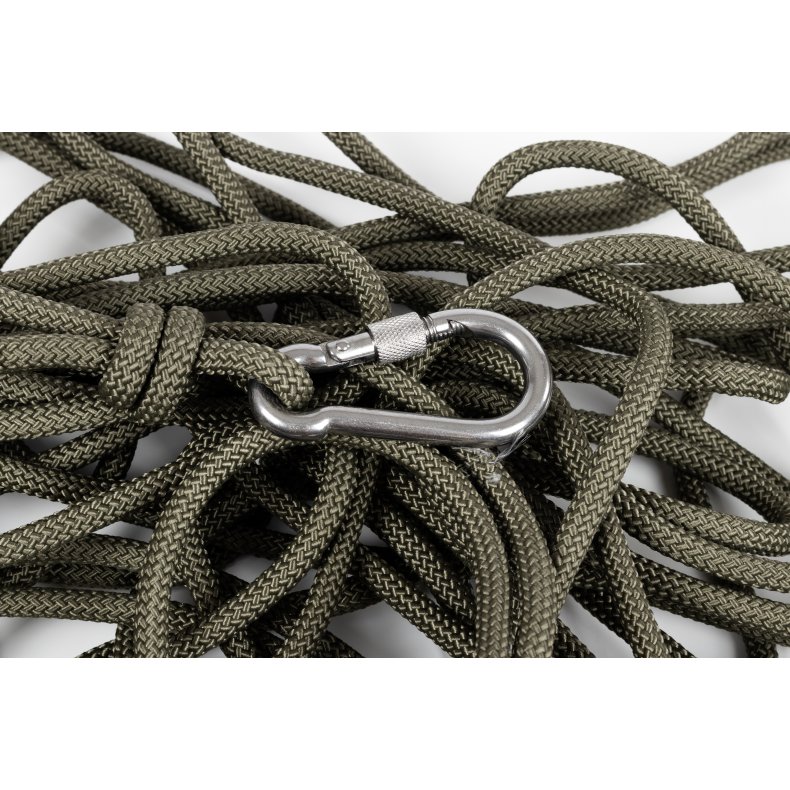 Magnetfiskerreb med karabinhage 20 meter / 8 mm