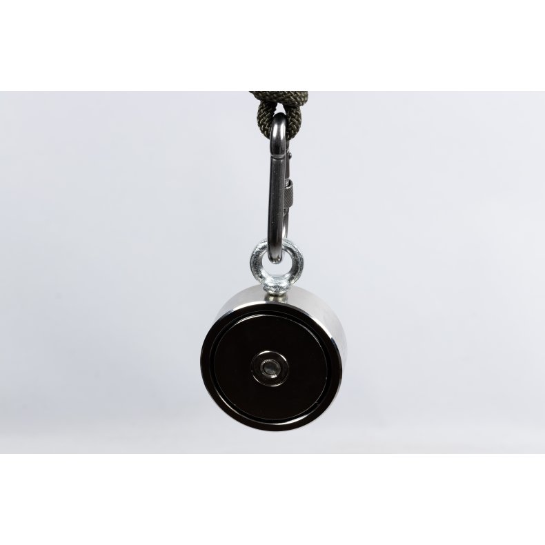 Magnetfiskerreb med karabinhage 20 meter / 8 mm