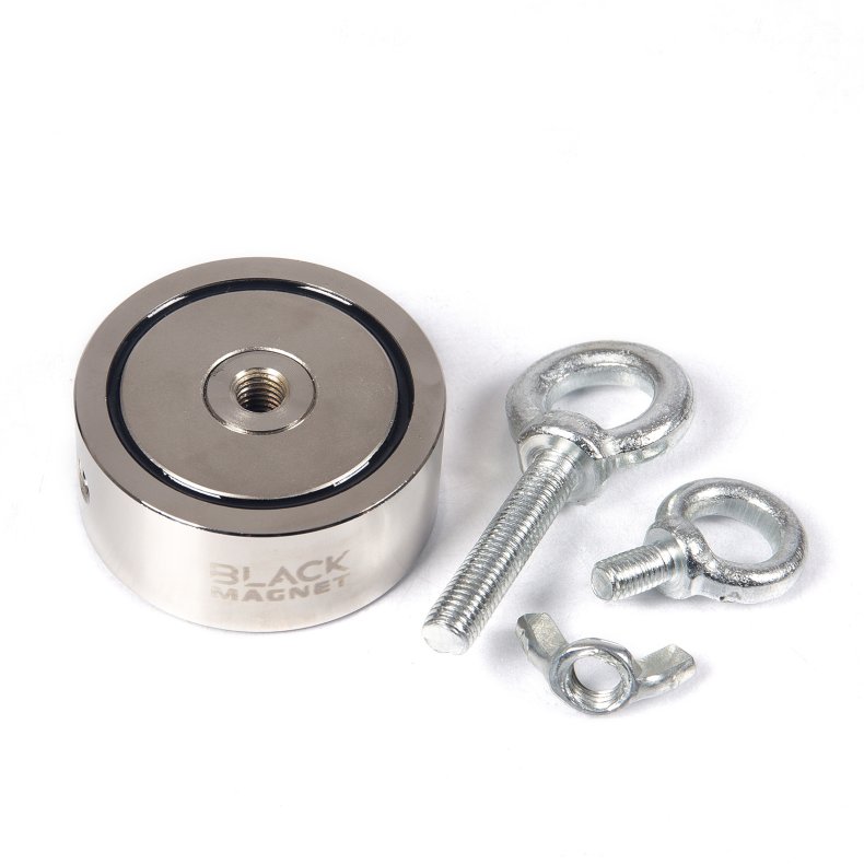 Fiskemagnet dobbeltsidet 2x120 kg