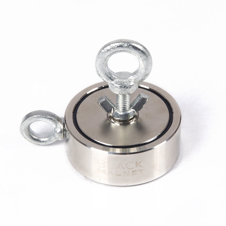 Fiskemagnet "Kompakt" dobbeltsidet 2x200 kg m/ 20 meter 6 mm reb