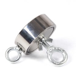 Fiskemagnet "Kompakt" dobbeltsidet 2x200 kg m/ 20 meter 6 mm reb