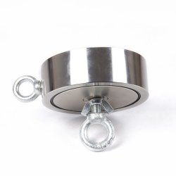 Fiskemagnet "Chok" dobbeltsidet 2x400 kg m/ 20 meter 8 mm reb