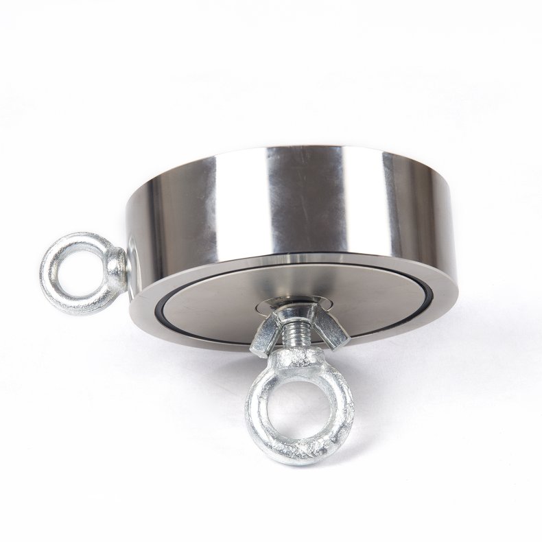 Fiskemagnet "Chok" dobbeltsidet 2x400 kg m/ 20 meter 8 mm reb