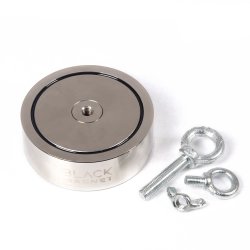 Fiskemagnet "Chok" dobbeltsidet 2x400 kg m/ 20 meter 8 mm reb