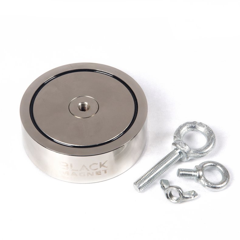 Fiskemagnet "Chok" dobbeltsidet 2x400 kg m/ 20 meter 8 mm reb