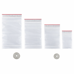 Fundpose sortiment 4 x 100 stk. uden skrivefelt