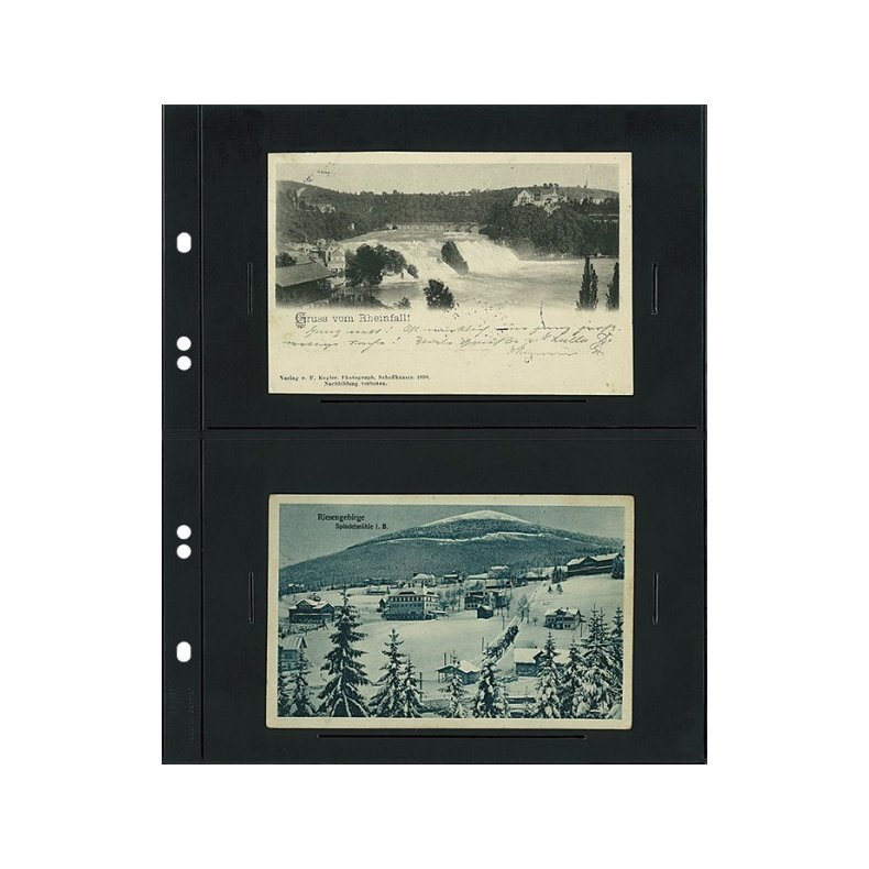 Plasticlommer til pengesedler 2 rum