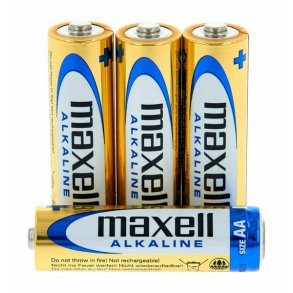 Batteri AA Alkaline Maxell 4 stk