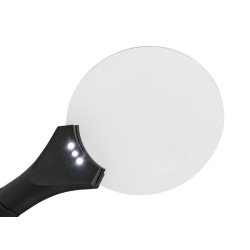 Forstrrelsesglas rammefri m/ lys Lindner