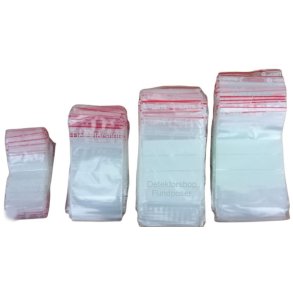 Fundpose sortiment 4 x 100 stk. uden skrivefelt