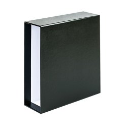 Mntsamler ringbind + kassette (sort)