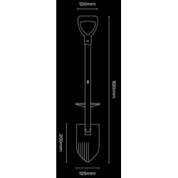 Detektorspade R�d st�l