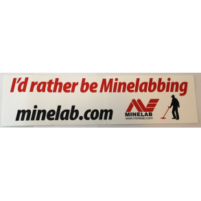 Minelab klistermrke (1 stk gratis pr. ordre)
